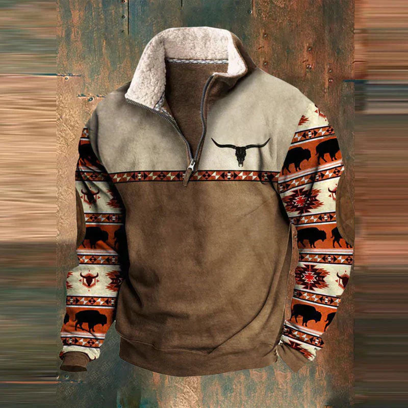 Daniel | Comfortabele Viertel Zip-Up Pullover